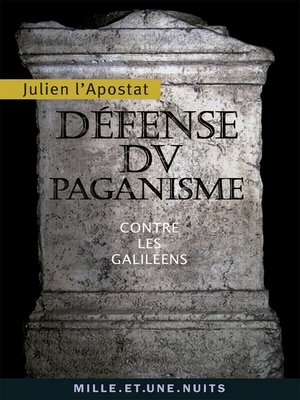 cover image of Défense du paganisme